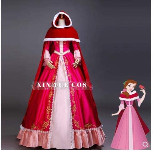 美女と野獣　ベル　愛の芽生え　冬ドレス 今年のお誕生日ドレス🎀 美女と野獣ルームで愛の芽生えベルになりまし