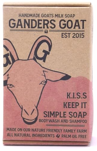 K.I.S.S. Unscented Goat Milk Soap 100g