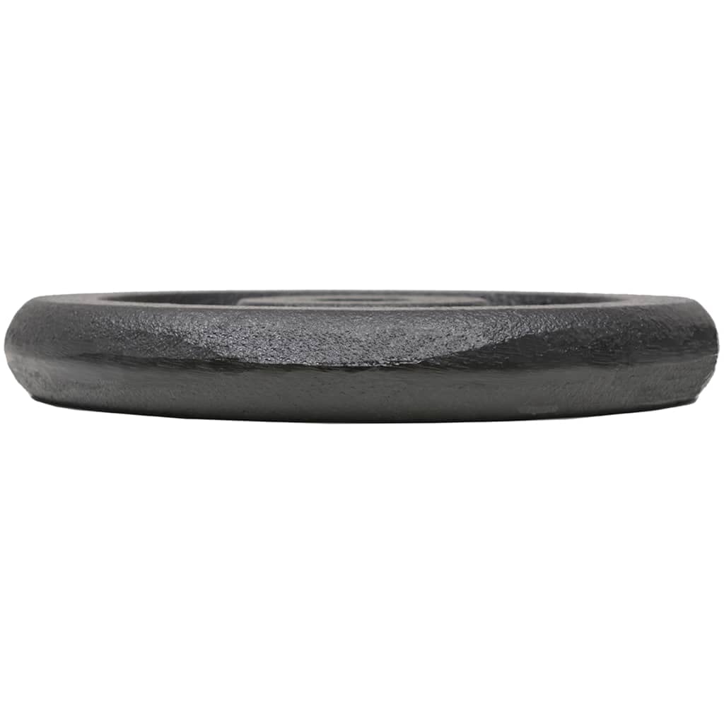 vidaXL 4x Hantelscheiben Gewichtsscheiben Hantel Gewichte Scheiben Hantelscheibenset für Langhantel Kurzhantel 4x5kg Guss Gusseisen Schwarz