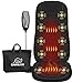 Snailax 10 Vibrationsmotoren Massagesitzauflage mit W&auml;rme, Massageauflage mit Vibration zur Entspannung, Sitzkissen f&uuml;r R&uuml;cken Nacken, R&uuml;ckenmassageger&auml;t mit Handtasche f&uuml;r Hause B&uuml;ro, Geschenke