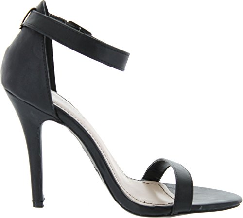 Anne Michelle Womens Enzo-01N Party Pumps Sandals2