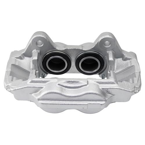 Image of TRQ Front and Rear Brake Caliper Set Zinc Coated Brackets Hardware Compatible with 2003-2007 Toyota Sequoia