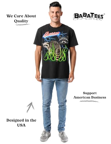 Heavy Metal Rodents Tshirt Funny Epic Synth Wave 80s Pop Glam Rock Style4