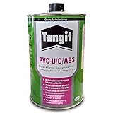 Nettoyant & Primaire Tangit pour PVC-U/C/ABS avant collage de tuyaux pour l'industrie et le sanitaire. Nettoyant / Décapant PVC Tangit - 1 litre : Pour la préparation obligatoire (décapage) avant collage du PVC. Application universelle : Sans toluène ni chlorure de méthylène . Moins de formation de condensation/glace après utilisation. Permet également d'enlever les excédents de colle et d'effacer les rayures et autres marquages. Utilisation : Tangit Décapant convient pour le nettoyage du PVC. Le nettoyage est nécessaire pour obtenir une adhérence optimale entre le support et la colle. Tangit Décapant convient également pour le nettoyage des pinceaux de la colle pour PVC.