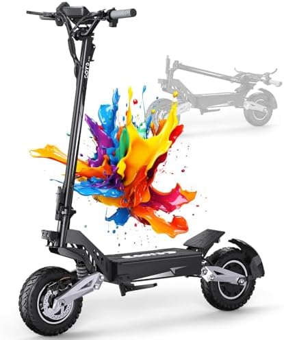 T10 Monopattino Elettrico Adulto, 11 Pollici Scooter Elettrico Pi...