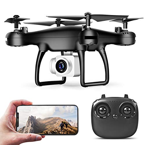 AUTERCO Drones with Camera for Adults,Drones for Kids,RC Quadcopter Drone, 30 Minutes Long Flight Time Drone,Drone with 720p HD,Beginners and boy Girls Best Gift(2 Batteries)(Black)