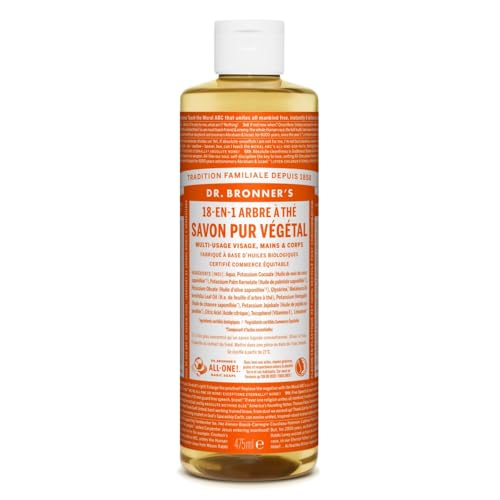 Savon liquide Tea Tree Dr Bronner's 475 ml