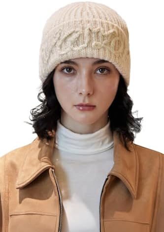 Amazon | [VARZAR] Handle Logo Beanie Indiepink | ニット 通販