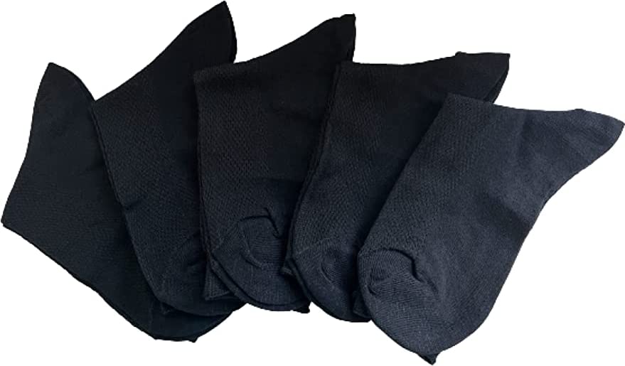 Socks for men, lightweight, breathable socks, Men's cotton, plain socks Black 3-Pairs XL (11-13)4