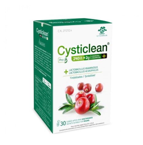Cysticlean Prob Y D-Manosa 240Mg Pac Y Arándano Rojo Sobres 30 U