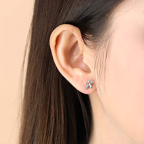 Boma Jewelry Sterling Silver Balloon Animal Dog Stud Earrings3