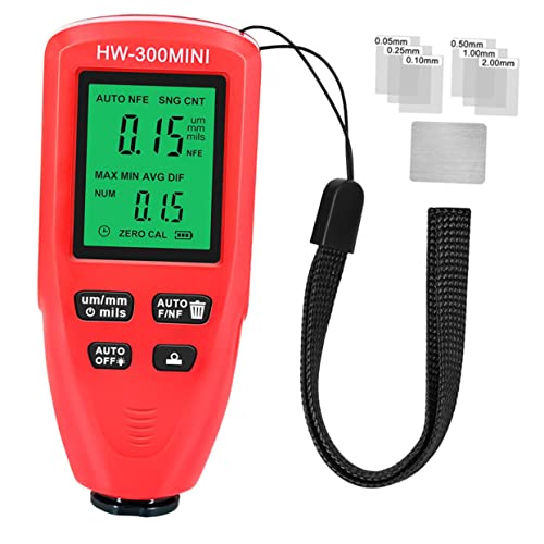 Medidor digital de grosor de pintura para autos HEALLILY miniatura 1