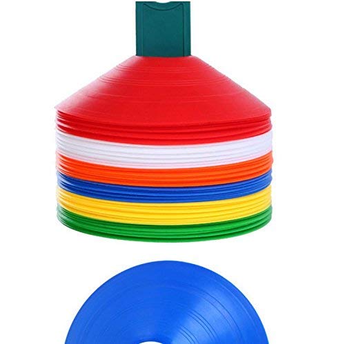 SIMRAN SPORTS Plastic Cones Marker Mini Space Markers Discs for Football, Soccer, Baseball, Agility, Field Sports, Kids Footwork Training, Practice Drills Pack of 30 (B08SCLDBBK) Amazon Price History, Amazon Price Tracker