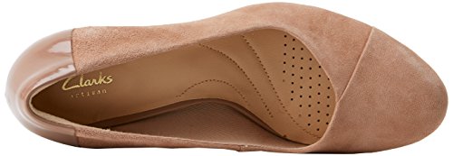 Clarks Chorus Carol, Scarpe con Tacco Donna, Beige...