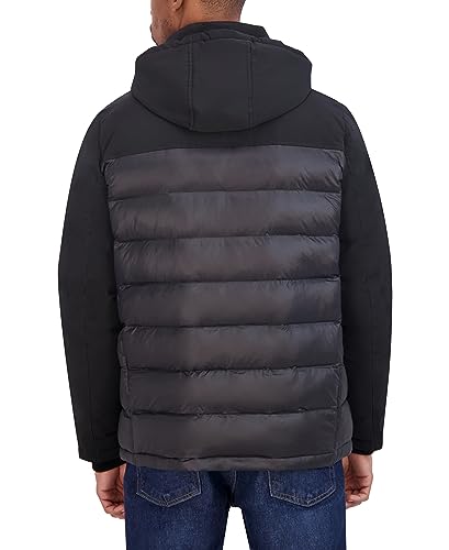 Nautica Men's Mixed Media Puffer3
