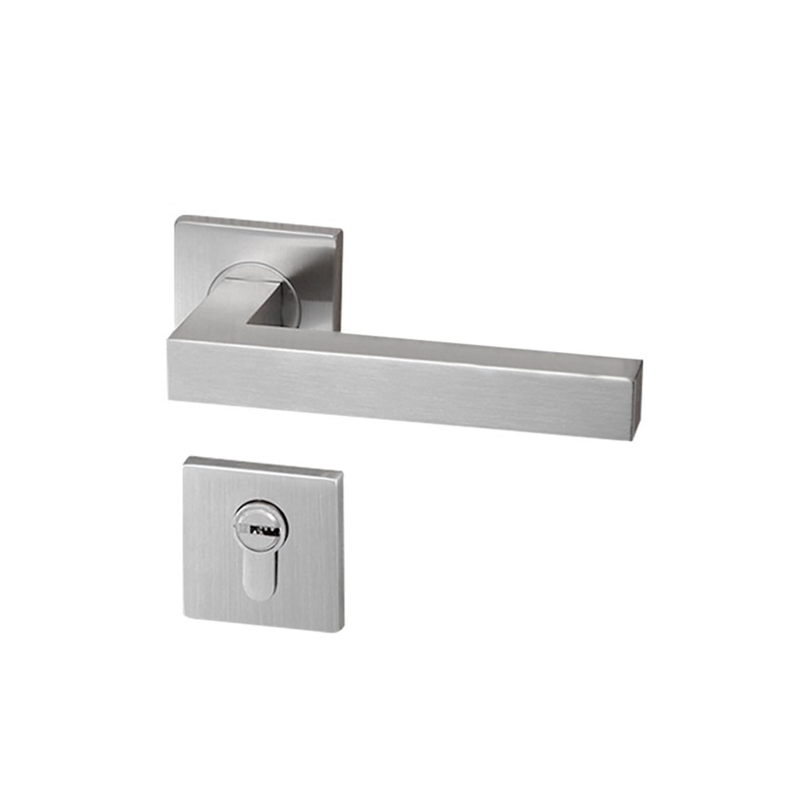 Vlalamno One Color Stainless Steel Split Lock Lever Handle Office 304 Square Cover