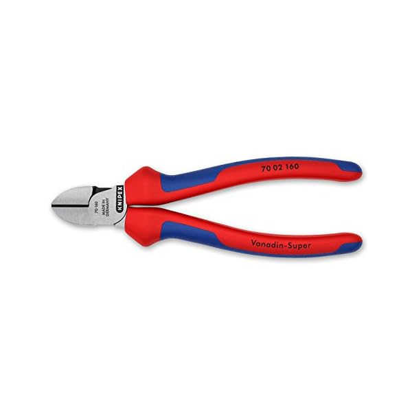 KNIPEX Bestseller-Paket 00 20 09 V01 (SB-Karte/Blister), Mehrfarbig & 26 12 200 Flachrundzange mit Schneide… – Bild 5