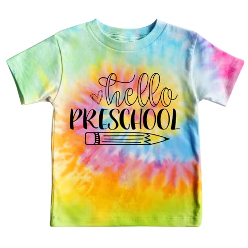 IFQ Kids Toddler First Day of Preschool Shirt 4T 5T 6T Boy Girl Pre K Pencil T-Shirt Back to School Tee