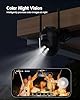 Überwachungskamera Aussen: 2K Kamera Überwachung Aussen Wlan IP Kamera Outdoor Kabel Außenkamera 2,4G/5G WiFi PTZ Homekit Videoüberwachung Outdoor Camera Schwarz mit Automatische Nachverfolgung