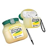 Compatible with Airpods Pro Case, 3D Cartoon Silicone Lemon Fun Funny Cute Cool Shockproof Protectiv