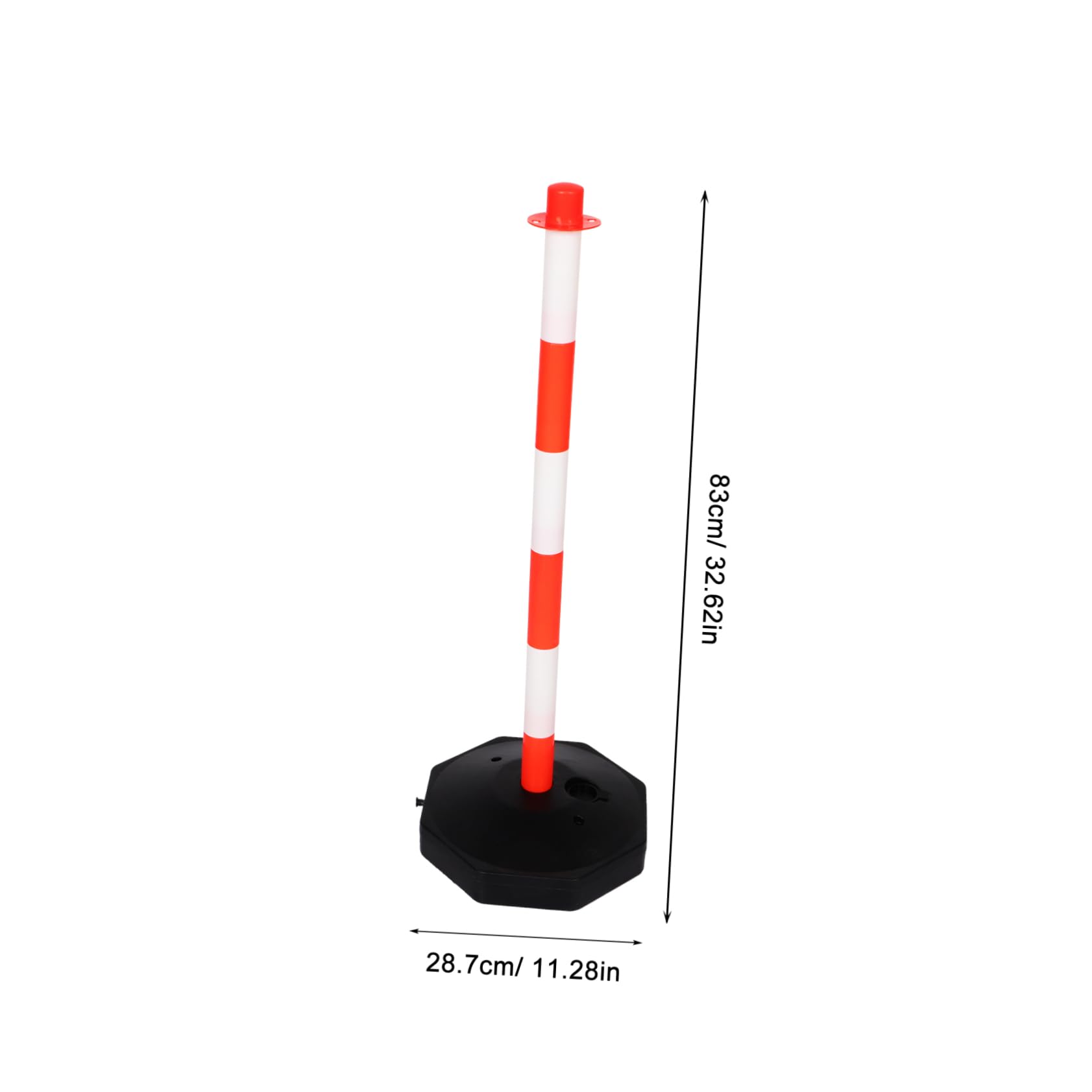 Cabilock Traffic Column Warning Post Orange Cones for Temporary Use Driveway Guard