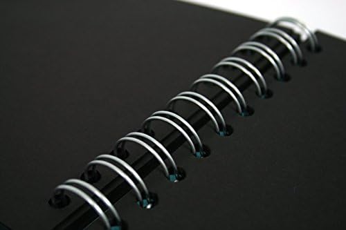 A5 Pink Pig Landscape Format Scrapbook - Black Cover - Black Paper