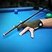 CUEBOTS Pure Pool Glove for Left Hand, 3 Finger Billiard Gloves, Low-Friction Cue Control, Breathable Mesh & Adjustable Fit, Sizes for Men & Women