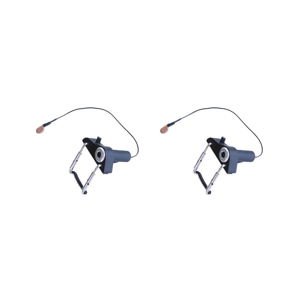 2 set di pickup piezoelettrico a contatto trasduttore pickup per chitarre acustiche banjo basso