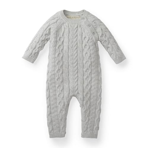 Hope & Henry Baby Organic Cable Knit Sweater...