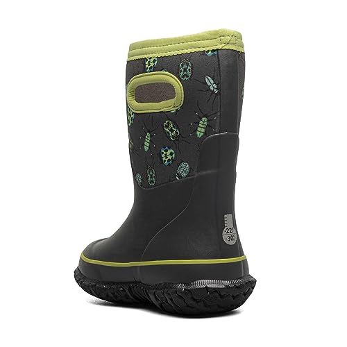 Image of BOGS Grasp Kids Waterproof Rain Boots, Insulated Winter Snow Boots | Winter Boots, for Rain, Snow & Mud with Easy Pull-On Handles for Toddlers, Boys & Girls, All-Weather Protection