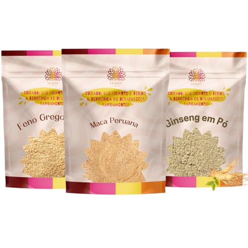 Kit Potencial Vital PRO Ca.Nuts — Maca Peruana, Ginseng e Fenn.-G...