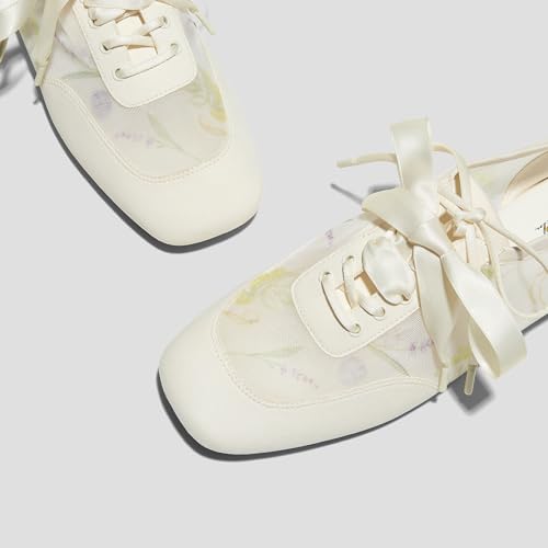 Image of VIVAIA Women's Cristina Square-Toe Sneakers