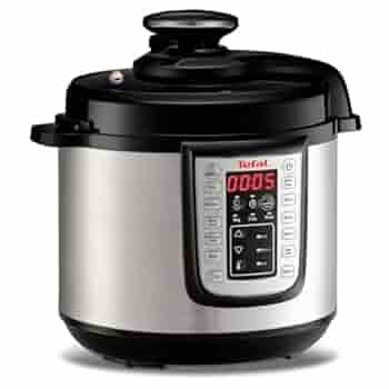 ティファールCooker Compact Multi Cooker ラクラ・クッカー コンパクト電気圧力鍋（1台12役） ホワイト