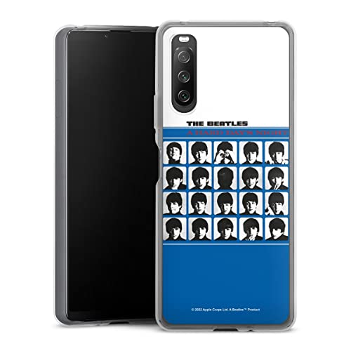 DeinDesign Coque en Silicone Compatible avec Sony Xperia 10 IV Etui Silicone Coque Souple A Hard Day’s Night Musique The Beatles - Les Beatles, Paul McCartney, John Lennon, RIngo Starr, George Harrison DeinDesign Coque en Silicone Compatible avec Sony Xperia 10 IV Etui Silicone Coque Souple A Hard Day's Night Musique The Beatles