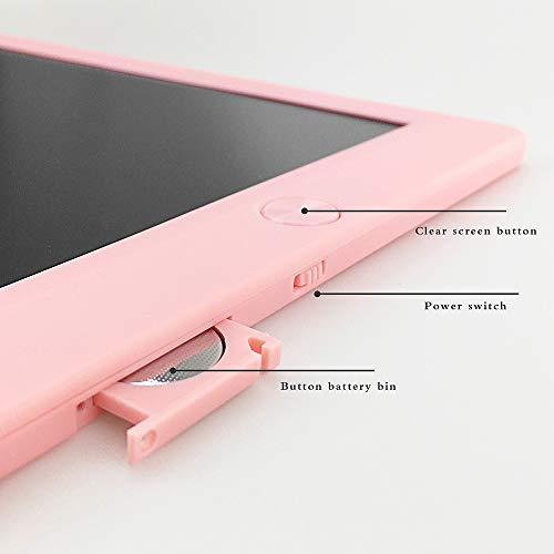 Coxtnbio 10 inch LCD Writing Tablet, Drawing Board for Kids Drawing Tablet Writing Pads Harmless to Eyes Birthday Gift Office Blackboard (Pink)