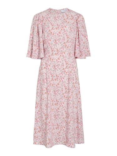 Robe midi VILA Vileila légère avec manches 2/4 fluides