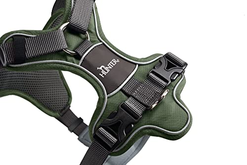 Hunter Hundegeschirr, Grün/Grau, 45-56 cm