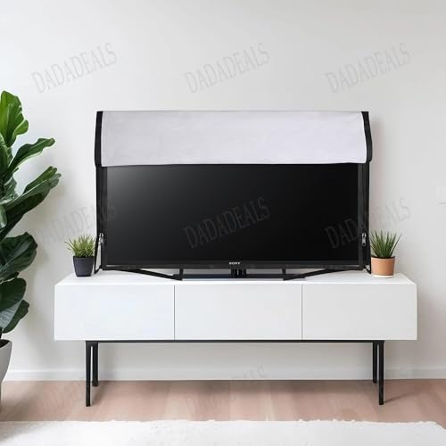 Image of Premium 43 Inch Smart LED TV Cover - Waterproof & Dustproof, PVC Protective TV Cover