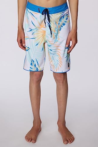 O'NEILL Boys Hyperfreak Tropic Shadow Swim, White2