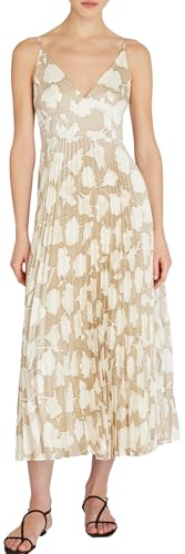 Image of Club Monaco Women's Vneck Pleated Dress