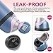 TideBloom Replacement Lid for Owala Freesip, One Button Water Bottle Top Lid Compatible with Owala Cup 16oz 24oz 32oz 40oz, BPA-Free Leakproof Replacement Accessory for Owala Freesip (Dusty Blue)