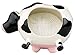 Boston Warehouse Udderly Cow Scrubby Holder & Non-Scratch Dish Scrubber, Hand Painted Ceramic