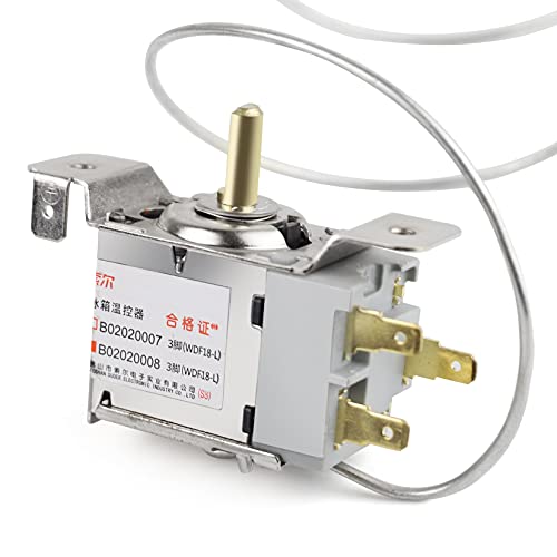 Hottche Mini Fridge Thermostat,Universal Freezer Refrigerator Thermostat Controller(3 Pin Wdf 18Gl B02020008,Ac 220V 6A Wdf18-L) #TOP6