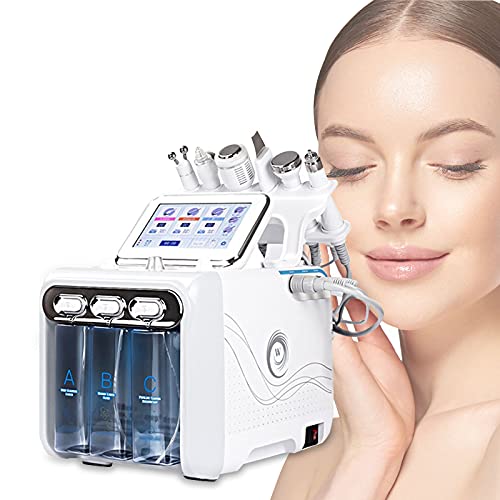 Face Care Machine, 6 in 1 Beauty Machine Multifunctional Lifting Wrinkle Remove Moisturizing Pores Cleansing Machine, for Home Spa Salon(110V)