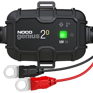 NOCO GENIUS2DEU, 2A Direct Te Monteren Automatische Oplader, 12V Batterijlader, AGM, SLA en Gel Auto-Acculader, Onderhoudslader, Druppellader en Desulfator – Auto, Boot, SUV, RV, Camper, Vrachtwagen