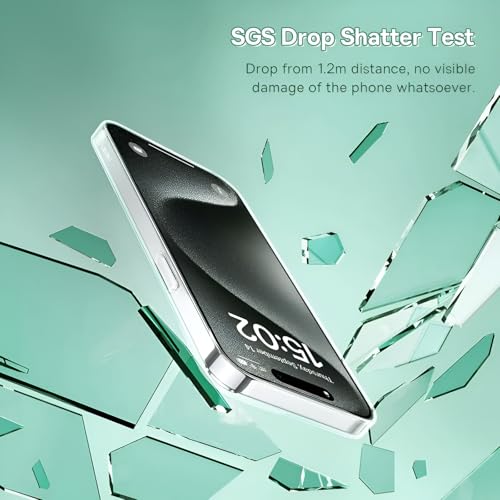 Image of Back Cover Case for iPhone Offers Mag-Safe Compatibility | Crystal-Clear Design | Camera Protection | Durable PC & TPU Construction (Transparent, iPhone 15 Pro)