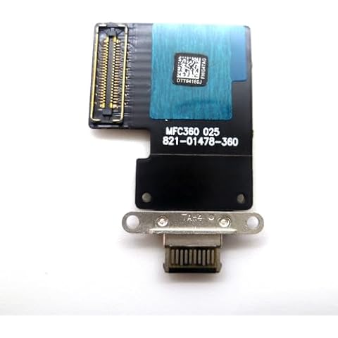 LeHang Charging Port USB Charger Dock Connector Flex Cable Module Replacement Compatible with iPad Pro 11 inch 2018 A1980 A2013 A1934 / iPad Pro 12.9 inch 3rd (2018) A1876 A1895 A1983 (Black) Cover