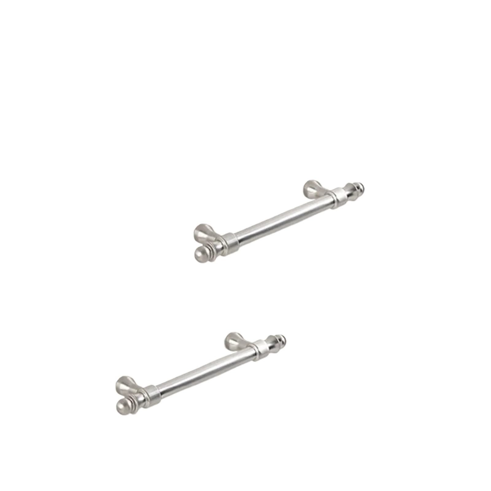 ZRHWSPD Brushed Nickel Cabinet Pulls Nickel Brushed Cupboard Handle Kitchen Accessories Drawer Knobs Cabinet Storage Handles Wardrobe Closet Pull Furniture(6567 96mm)