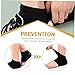 CALLARON Shoe Pads Inserts Heel Protector Toeless Socks Foot Supply for Dry Heels