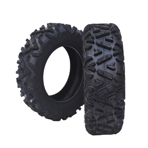 26x9-12 ATV Tires ATV/UTV Trail Sand Off-Road Tires 26x9-12, All Terrain 20mm Tread Depth 26x9x12, 6 PR, Tubeless 2PCS